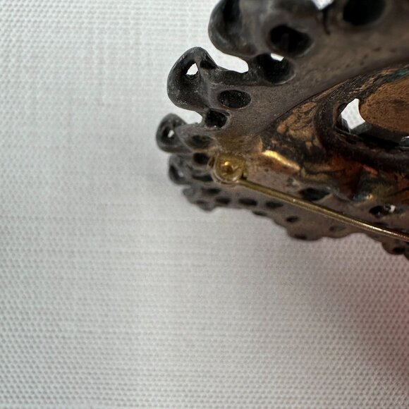 Vintage Masonic Enamel Badge Brooch - Picture 7 of 10